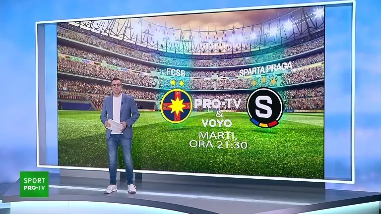 FCSB, veste mare &icirc;nainte de returul cu Sparta Praga (LIVE pe VOYO și Pro TV)