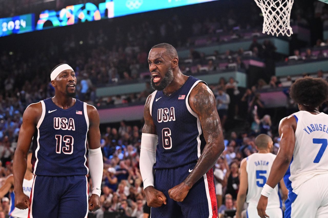 SUA x LeBron James, aur olimpic la baschet! Gazdele, cu Wembanyama în frunte, au fost neputincioase _5