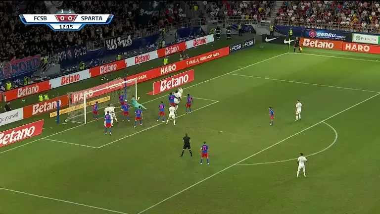 FCSB - Sparta Praga: gol Birmancevic (minutul 13)