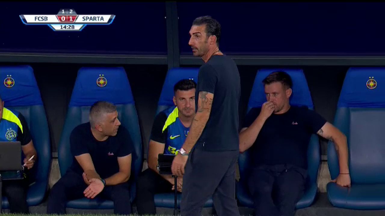 Nu l-ai văzut așa niciodată! Elias Charalambous, un car de nervi în FCSB - Sparta Praga_5