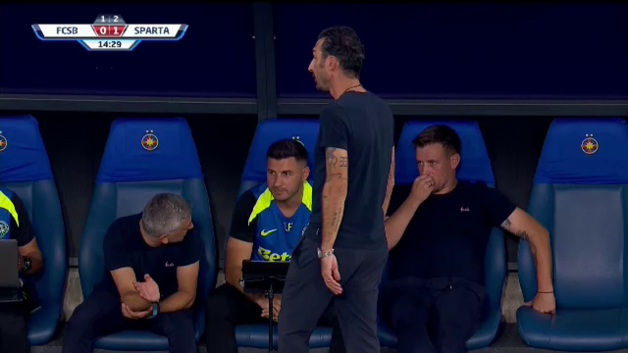 Nu l-ai văzut așa niciodată! Elias Charalambous, un car de nervi în FCSB - Sparta Praga_6