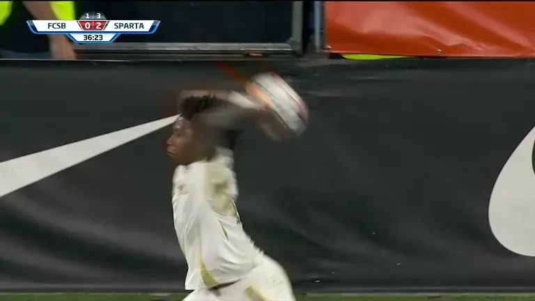 FCSB - Sparta Praga: gol Haraslin (minutul 37)