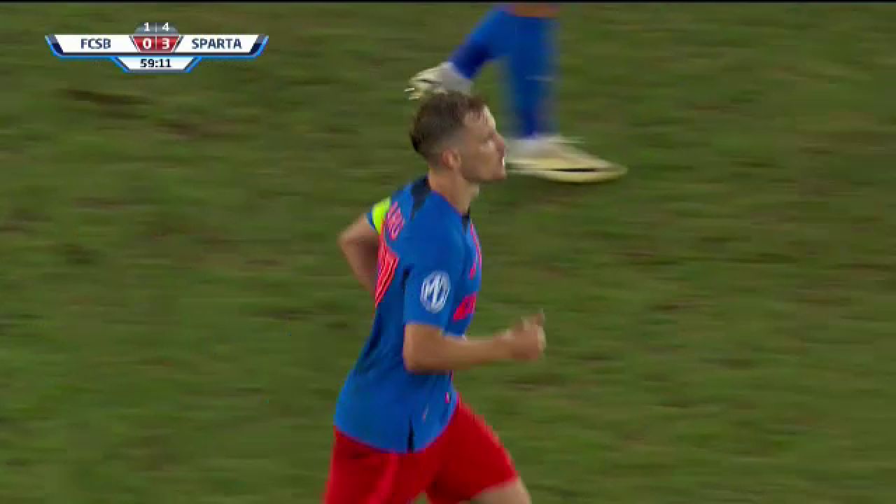 Atenție, înscrie căpitanul! Darius Olaru, gol superb în FCSB - Sparta Praga_11