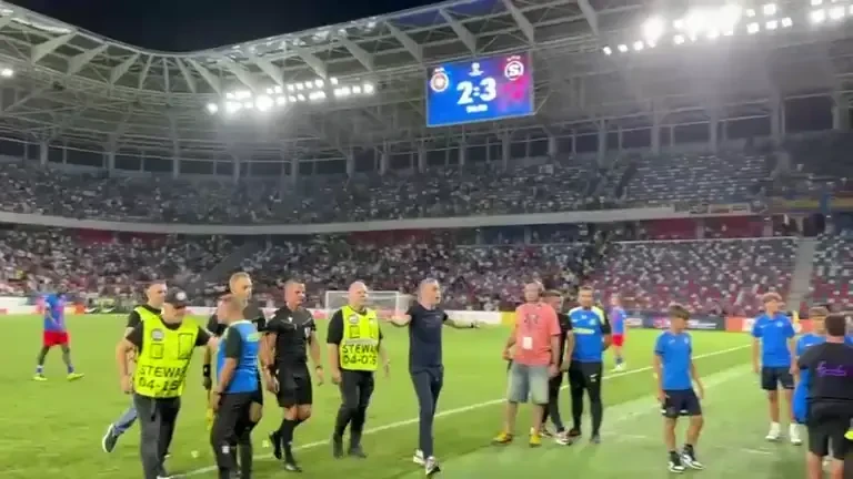 Mihai Stoica, scut &icirc;n fața arbitrilor din Danemarca după FCSB - Sparta Praga 2-3