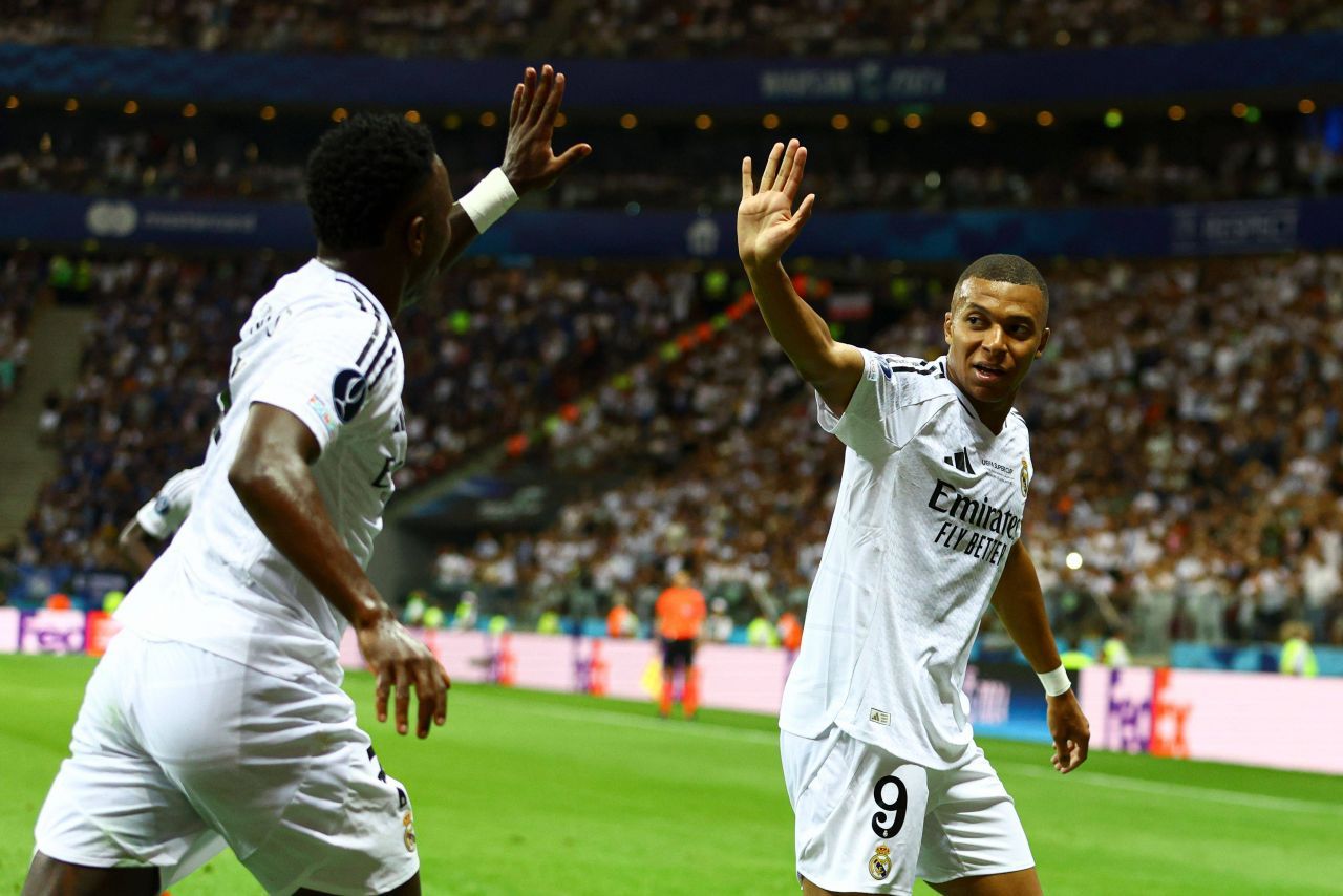 Supercupa Europei | Real Madrid - Atalanta 2-0. Primul meci și primul trofeu pentru Mbappe la noua echipă_1