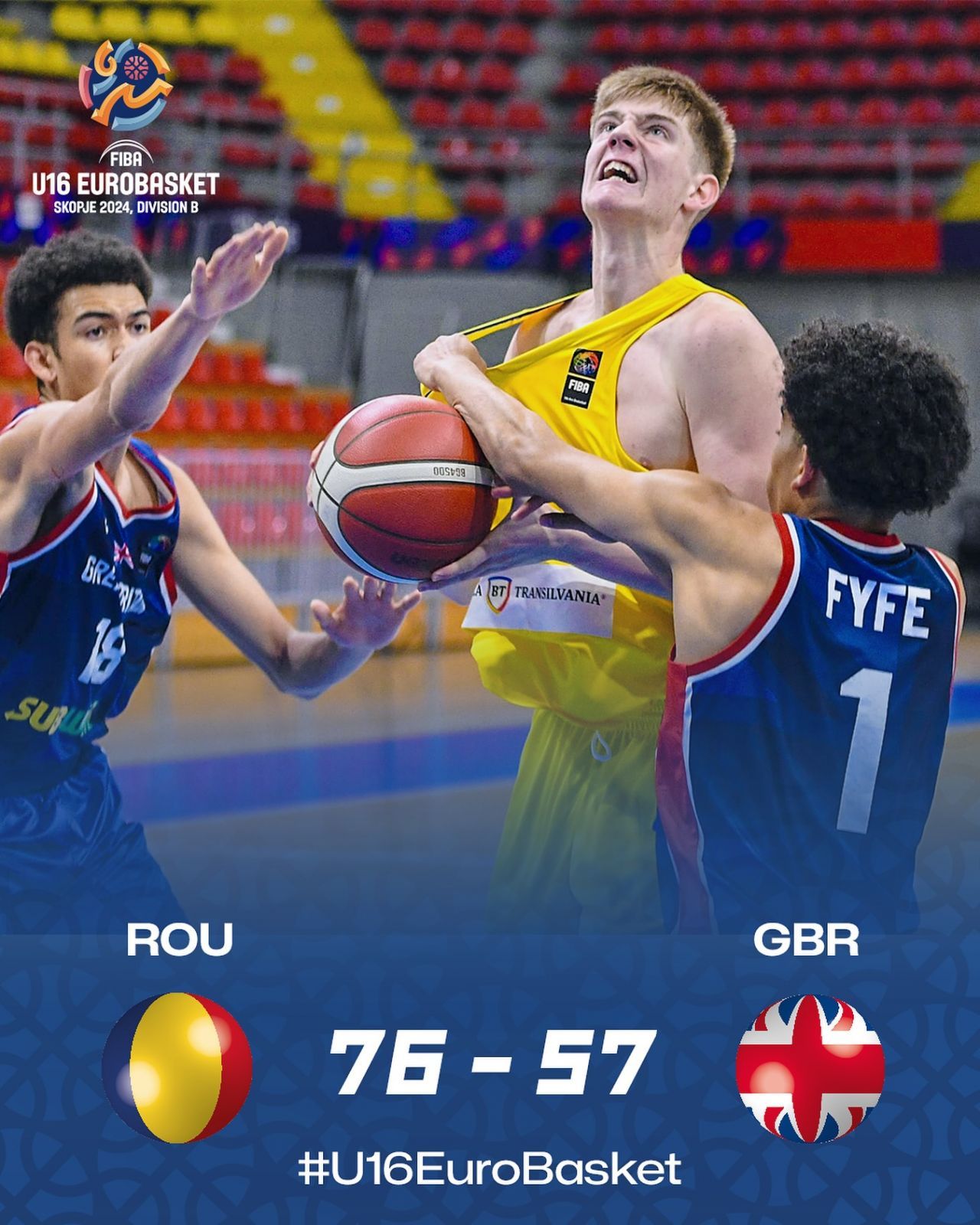 Performanță extraordinară pentru naționala de baschet U16! A ajuns la un singur meci de promovarea în Divizia A europeană_8