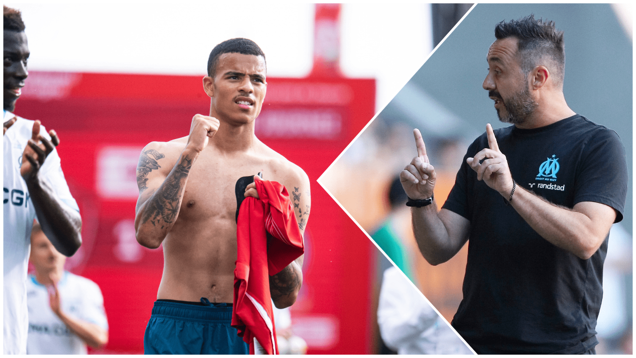 Extraordinar! Mason Greenwood a dat dubla și De Zerbi a reacționat imediat