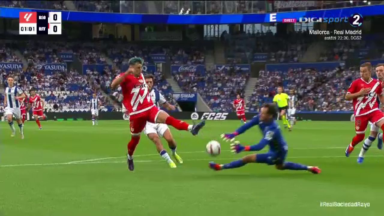 Faza care i-a împărțit pe spanioli! Rațiu a încercat să înscrie din rabona, în secunda 10: