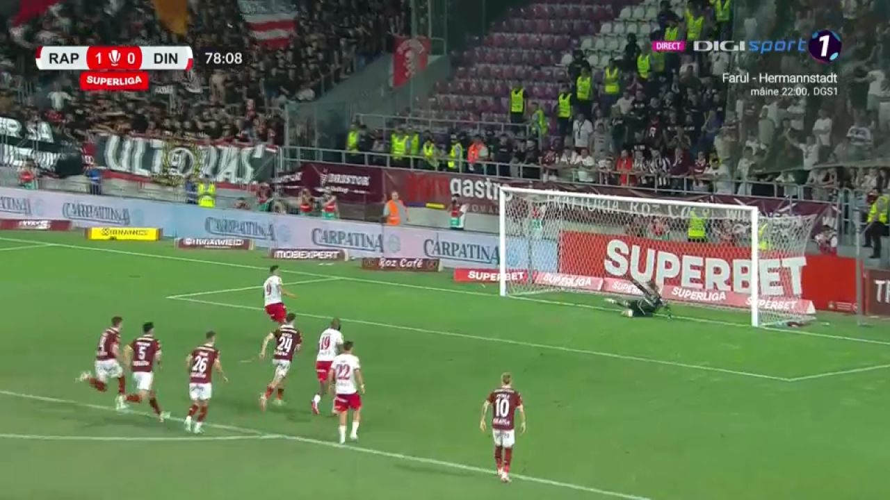 Rapid - Dinamo 1-1 | Giuleștenii rămân fără victorie în debutul sezonului din Superligă _13