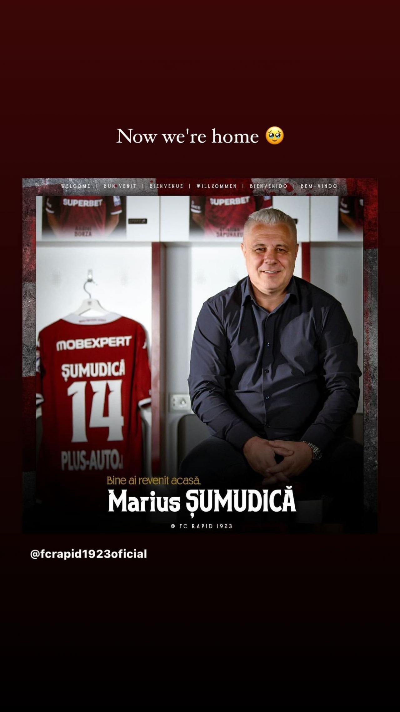 Fiica lui Marius Șumudică a reacționat după numirea tehnicianului la Rapid. Mesajul transmis de Sarah_104