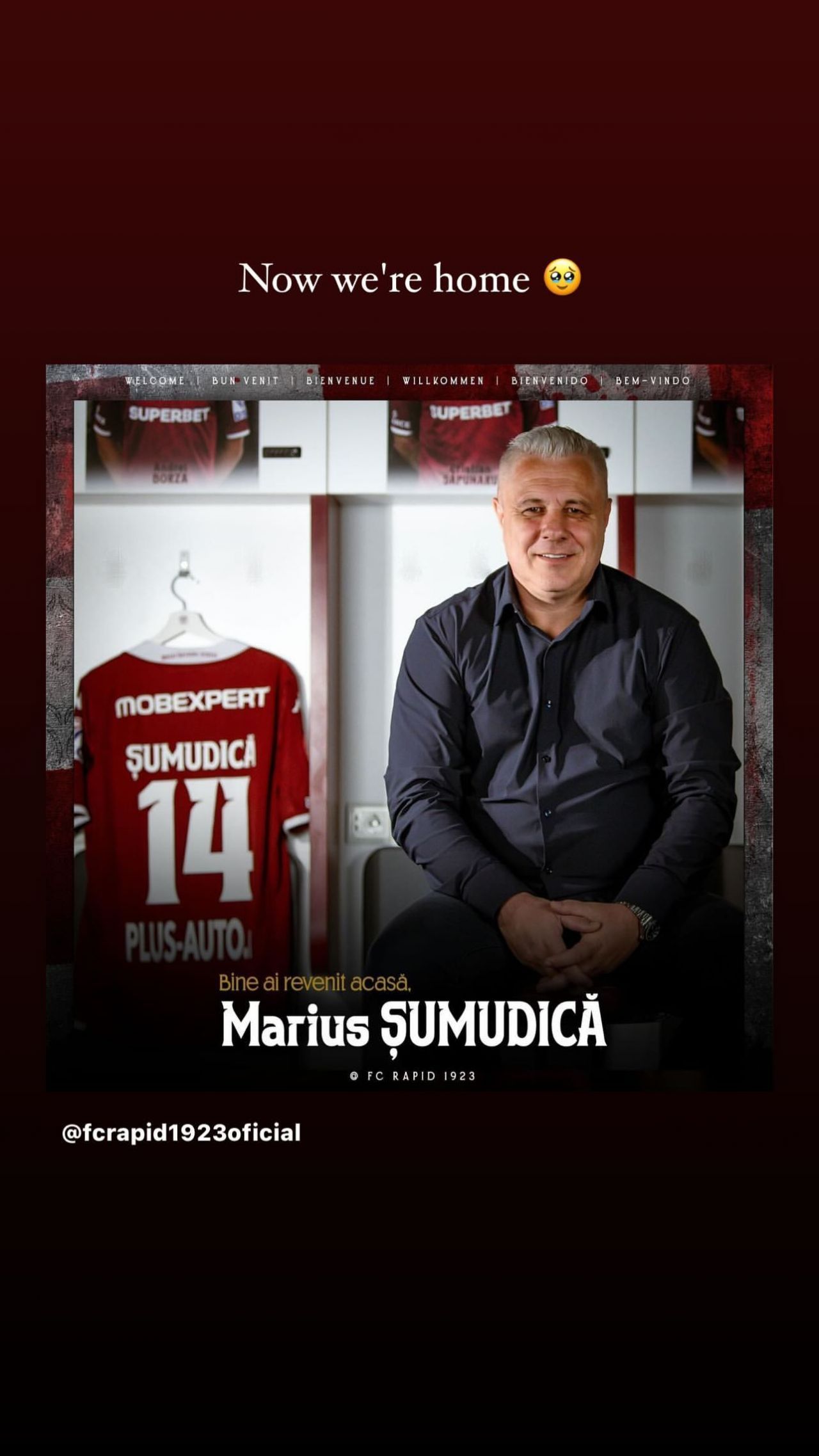 Fiica lui Marius Șumudică a reacționat după numirea tehnicianului la Rapid. Mesajul transmis de Sarah_104