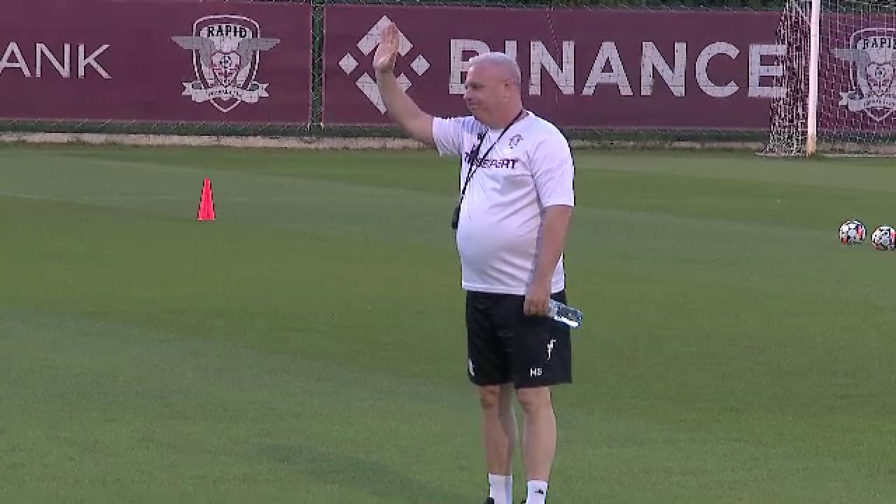 Imagini memorabile cu Marius Șumudică la revenirea în Giulești! Cum a decurs primul său antrenament_13