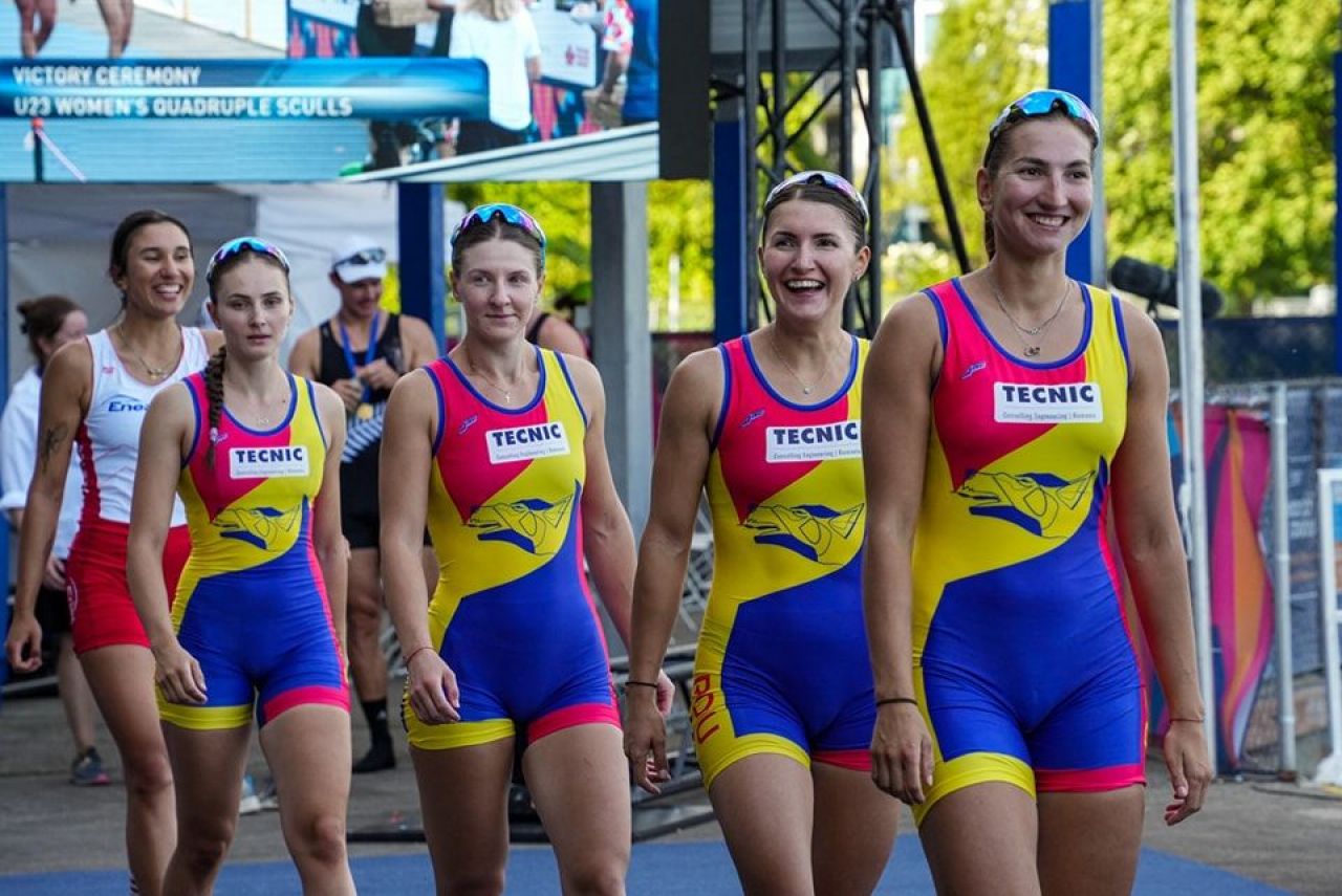 AUR cu RECORD MONDIAL! Echipajul de 4 vâsle feminin a scris istorie la Campionatele Mondiale de canotaj de la St. Catharines din Canada_3
