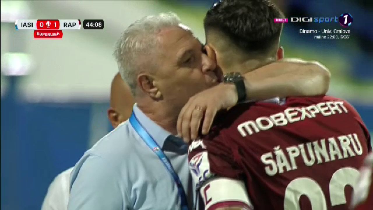 Camerele TV au fost pe el! Cum a reacționat Marius Șumudică după ce Rapid a deschis scorul la Iași_3