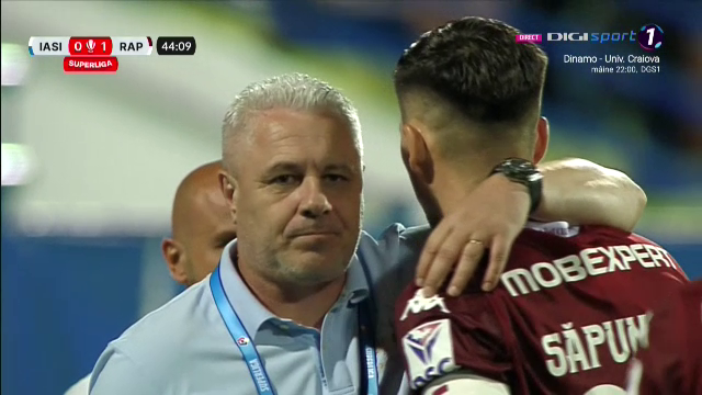 Camerele TV au fost pe el! Cum a reacționat Marius Șumudică după ce Rapid a deschis scorul la Iași_4