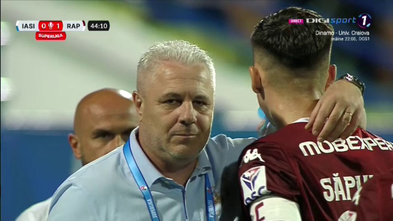 Camerele TV au fost pe el! Cum a reacționat Marius Șumudică după ce Rapid a deschis scorul la Iași_5
