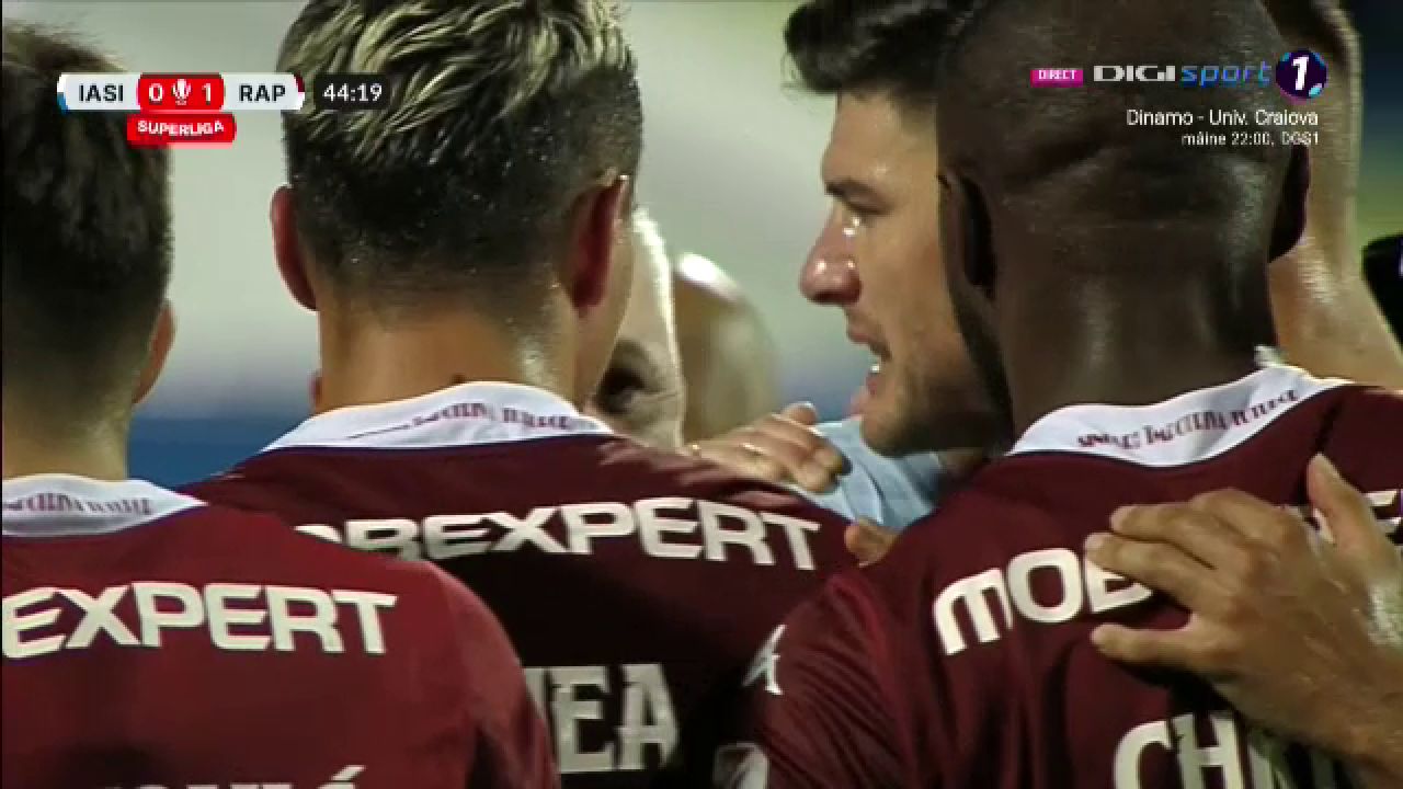 Camerele TV au fost pe el! Cum a reacționat Marius Șumudică după ce Rapid a deschis scorul la Iași_9