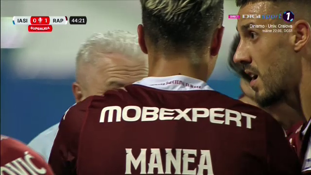 Camerele TV au fost pe el! Cum a reacționat Marius Șumudică după ce Rapid a deschis scorul la Iași_11