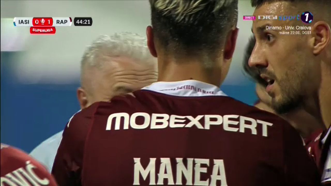 Camerele TV au fost pe el! Cum a reacționat Marius Șumudică după ce Rapid a deschis scorul la Iași_11