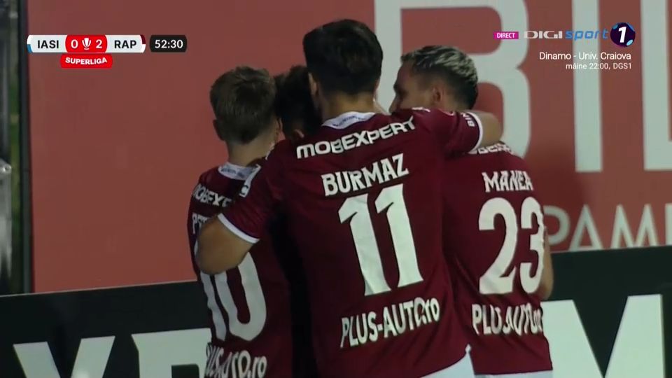 Poli Iași - Rapid 1-2 | Șumudică a venit cu norocul! Giuleștenii sparg gheața și obțin prima victorie în campionat_7
