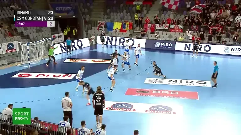 Dinamo - CSM Constanța &icirc;n semifinala Supercupei (ultimele cinci minute ale meciului)