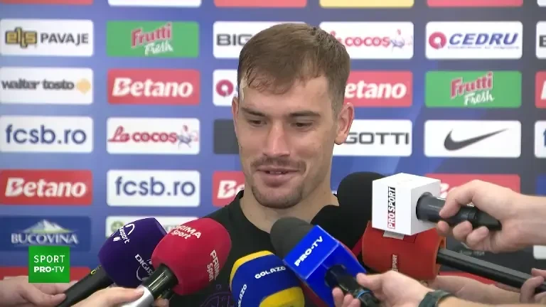 Darius Olaru, după FCSB - LASK Linz 1-0 (29.08.2024)