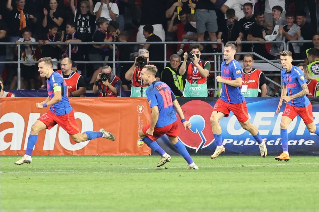 Elias Bucurică! Cum s-au bucurat Charalambous și elevii săi după golul magnific al lui Darius Olaru din 1-0 cu LASK Linz_4
