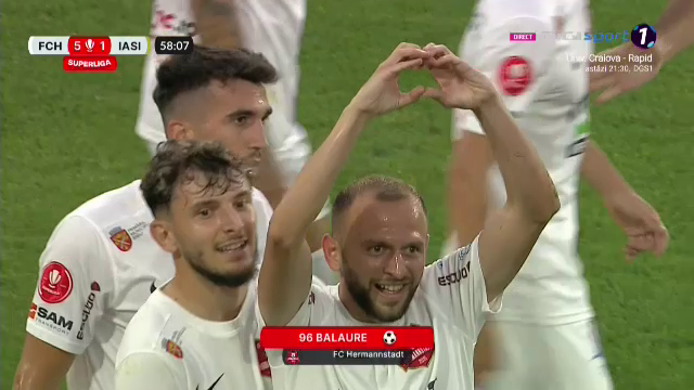 FC Hermannstadt - Poli Iași 6-2! Sibienii, lecție de fotbal predată elevilor lui Tony da Silva