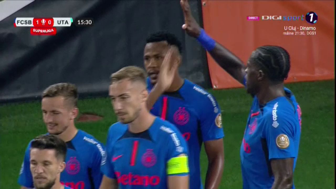 FCSB - UTA Arad 2-0! Ngezana și Băluță au scos-o pe campioana României din subsolul clasamentului_3