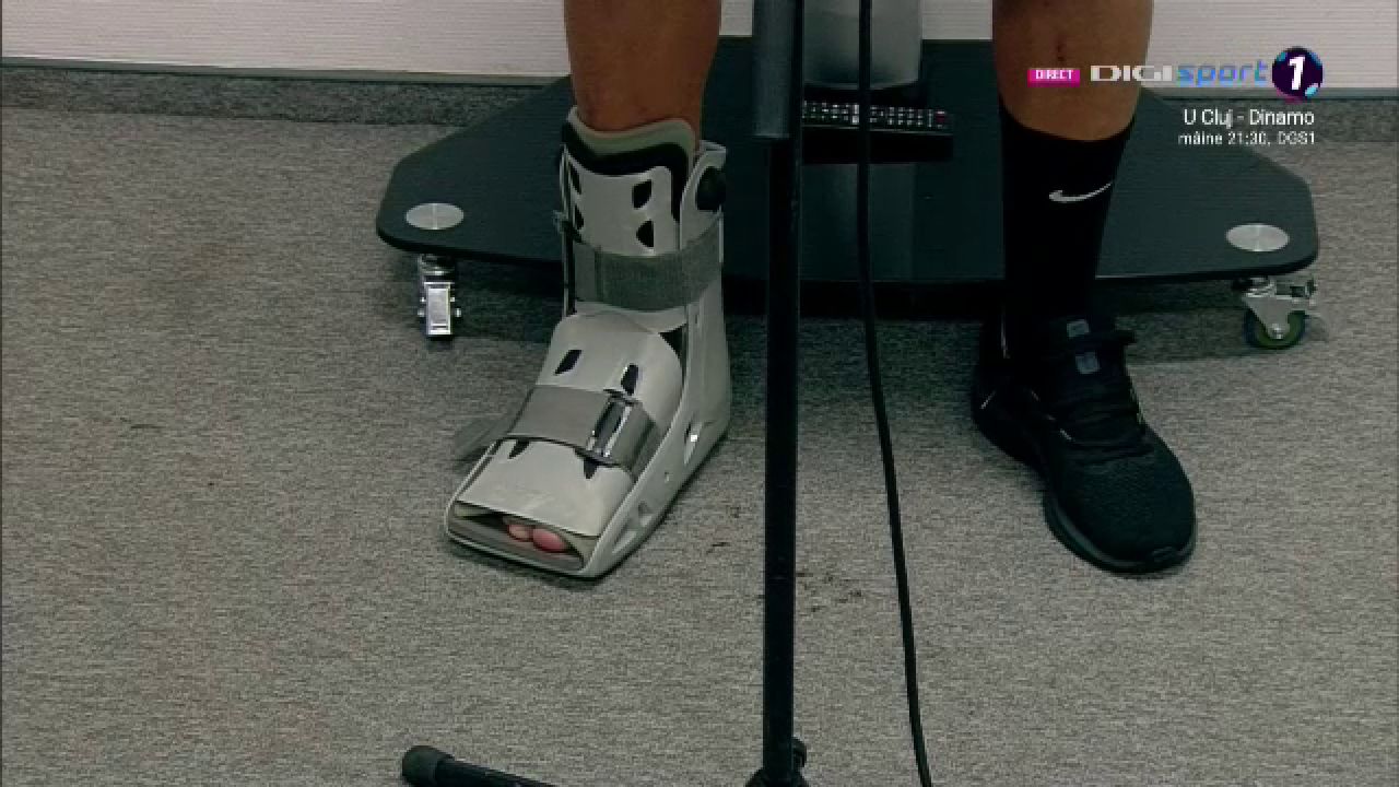 Primele imagini cu piciorul lui Mihai Lixandru după accidentarea din meciul cu UTA Arad!_2