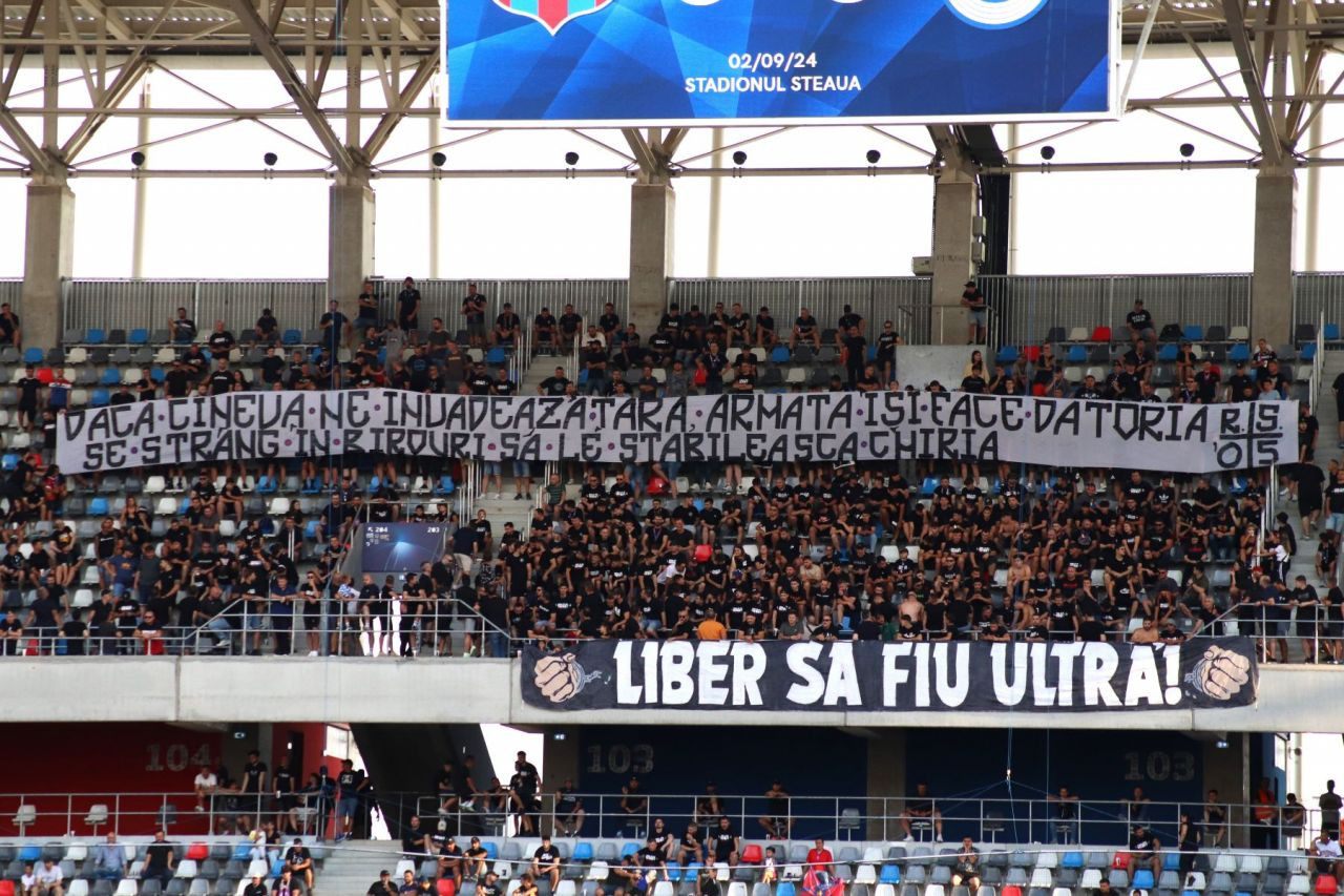Bannerul devastator afișat de fanii Stelei pentru conducerea clubului și a MApN_7