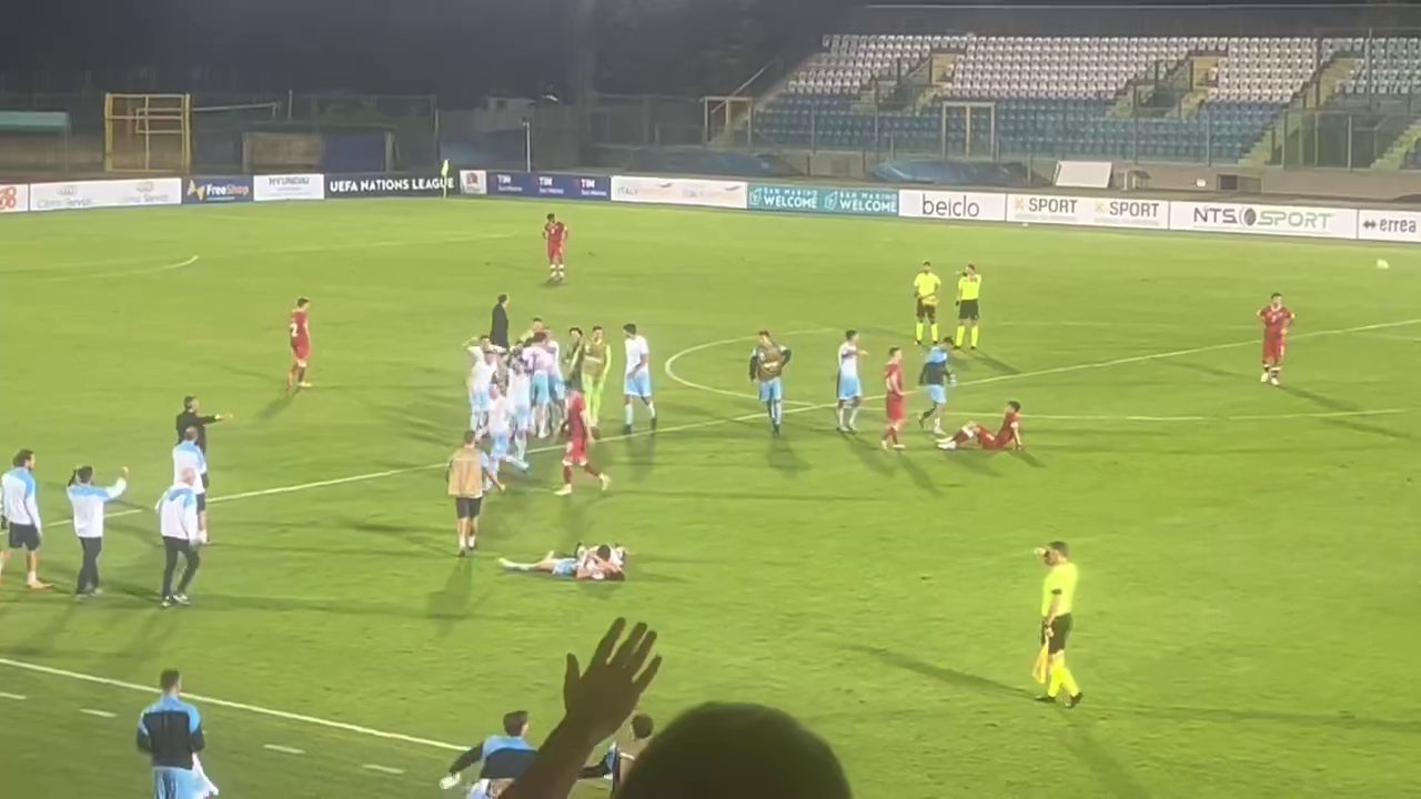 San Marino, prima victorie după 20 de ani! Cum au sărbătorit jucătorii_16