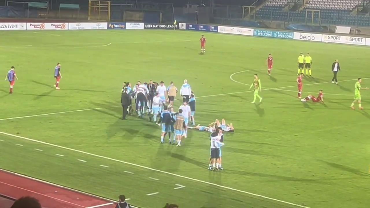 San Marino, prima victorie după 20 de ani! Cum au sărbătorit jucătorii_1