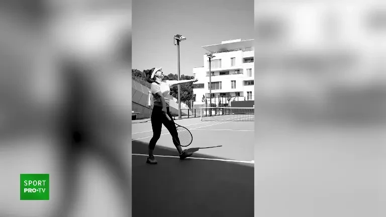 Intenții serioase! Alături de cine a fost văzută Simona Halep, pe terenul de tenis
