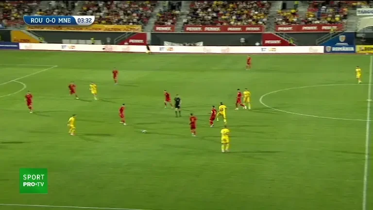 România U21 - Muntenegru U21 (Ocazie Ianis Stoica, minutul 4)