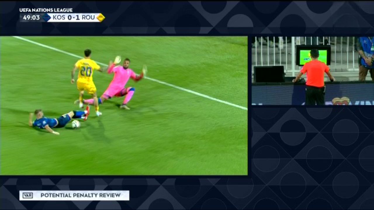Kosovarii contestă VAR-ul. Ce susțin că s-a întâmplat la penalty-ul obținut de Man_3