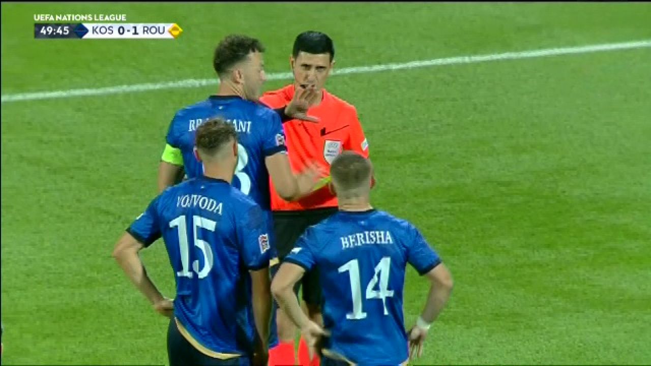 Kosovarii contestă VAR-ul. Ce susțin că s-a întâmplat la penalty-ul obținut de Man_1