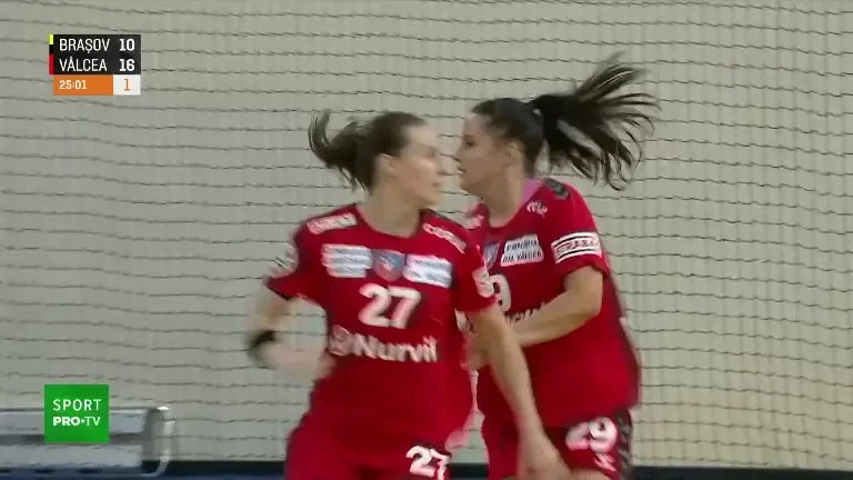 Corona Brașov - SCM Râmnicu Vâlcea: ultimele cinci minute din prima repriză