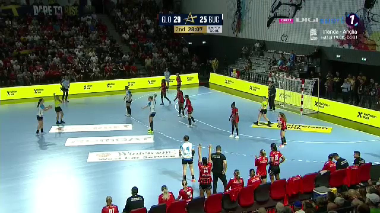 Gloria Bistrița-Năsăud - CSM București 30-26, în EHF Champions League! Ardelencele le-au spulberat visele europene