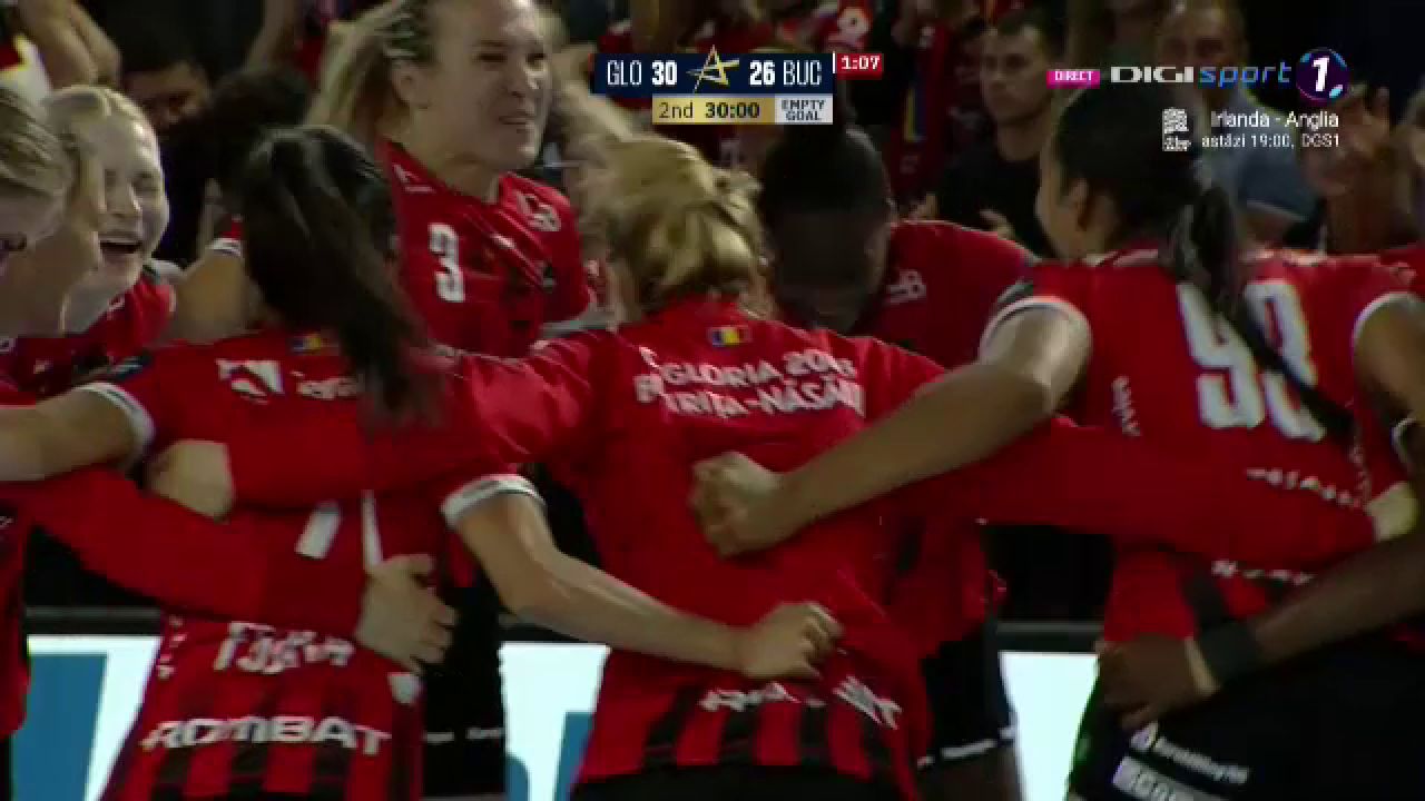 Gloria Bistrița-Năsăud - CSM București 30-26, în EHF Champions League! Ardelencele le-au spulberat visele europene