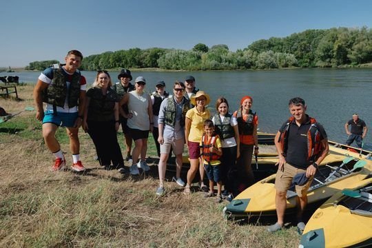 Klaus Iohannis cu golful, Maia Sandu cu kaiac-canoe! Președinta Republicii Moldova, alături de campionul mondial Serghei Tarnovschi_18