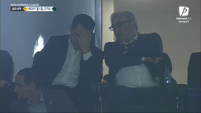 Răzvan Burleanu și-a pus mâinile în cap! Gestul făcut de președintele FRF în direct la TV_6
