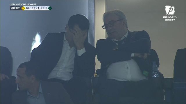 Răzvan Burleanu și-a pus mâinile în cap! Gestul făcut de președintele FRF în direct la TV_7