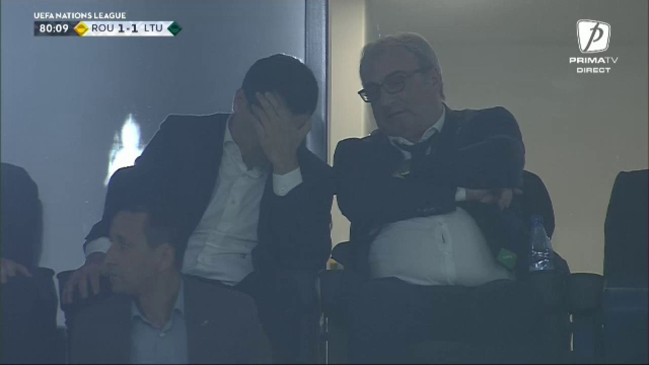 Răzvan Burleanu și-a pus mâinile în cap! Gestul făcut de președintele FRF în direct la TV_9