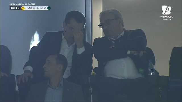 Răzvan Burleanu și-a pus mâinile în cap! Gestul făcut de președintele FRF în direct la TV_12