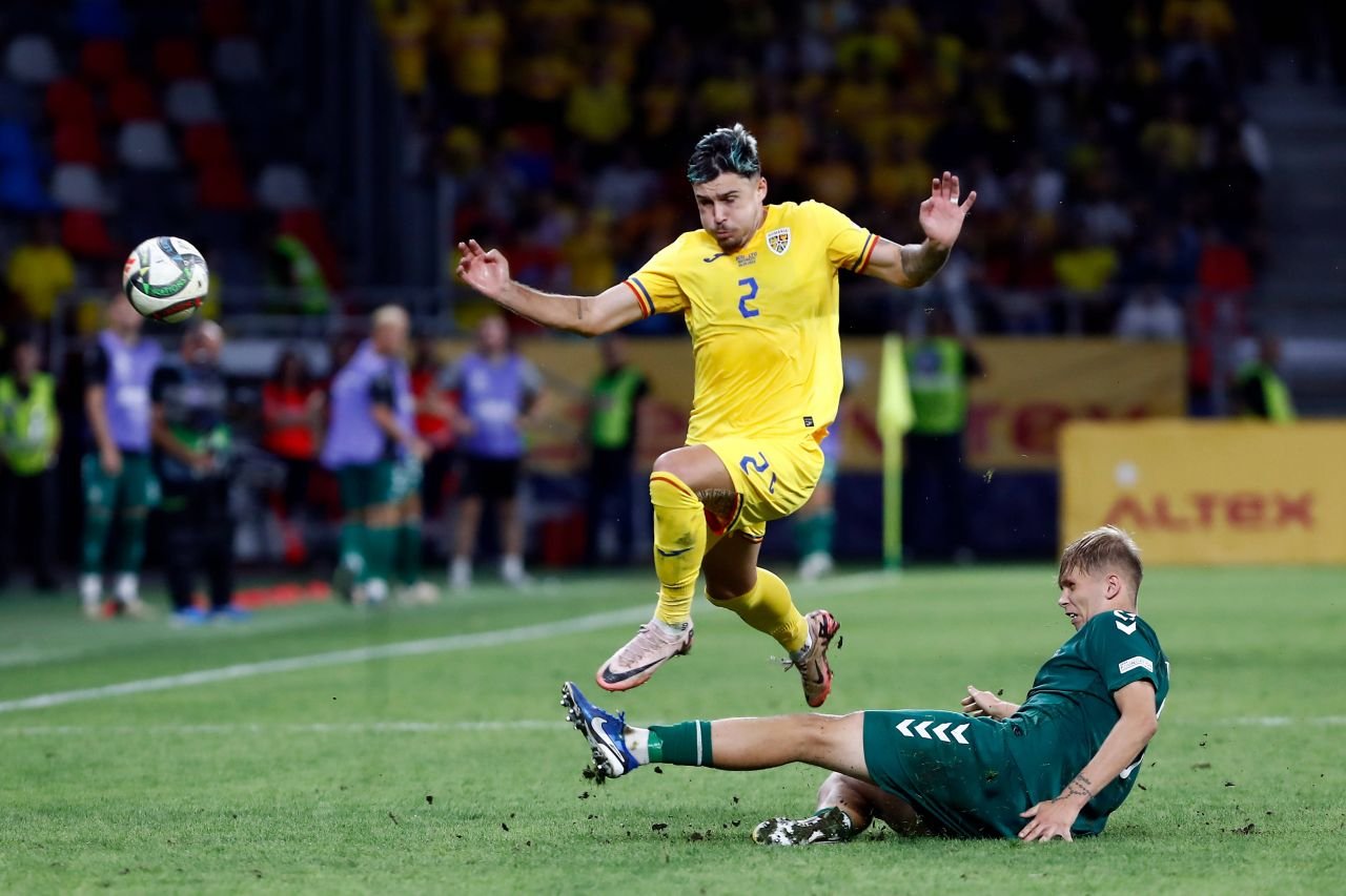 Cine a fost cel mai slab tricolor în România - Lituania 3-1 din Liga Națiunilor. Dezastru în apărare!_3