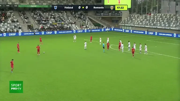 Finlanda U21 - România U21 (Ocazie Munteanu, minutul 18)