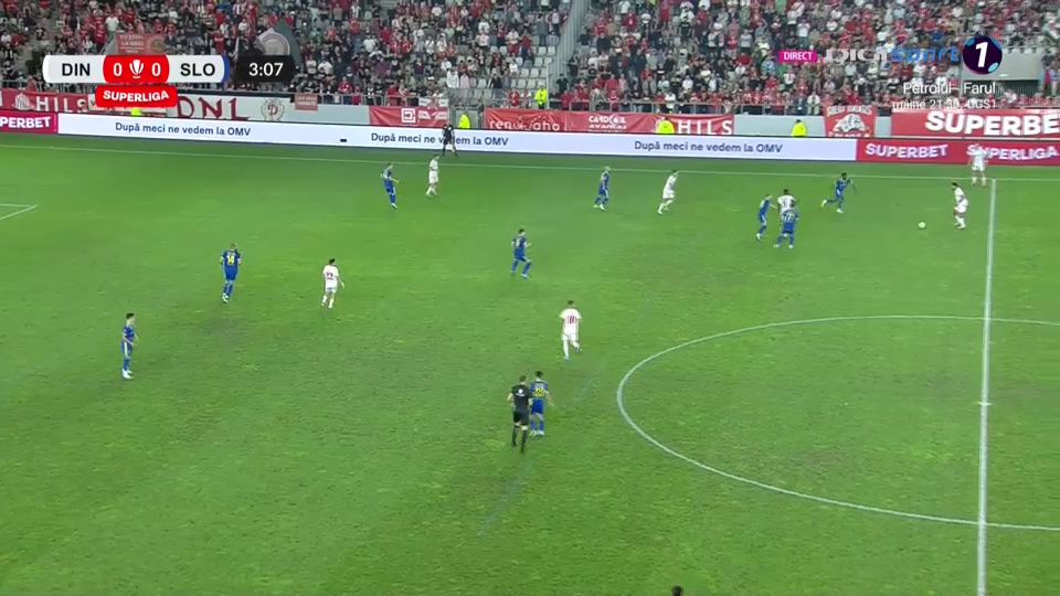 Dinamo - Unirea Slobozia 1-0 | Cîrjan aduce cele trei puncte pentru 