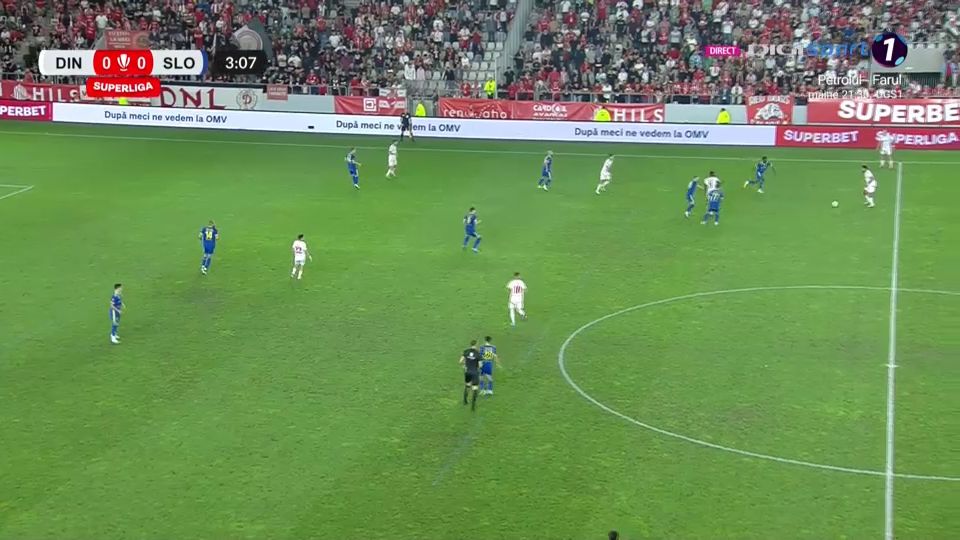 Dinamo - Unirea Slobozia 1-0 | Cîrjan aduce cele trei puncte pentru