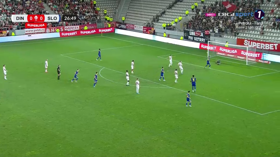 Dinamo - Unirea Slobozia 1-0 | Cîrjan aduce cele trei puncte pentru 